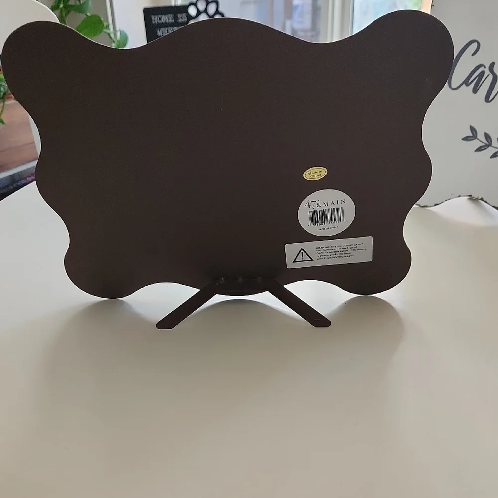 NWT Elegant White 'Cards & Gifts' metal signs for weddings or parties